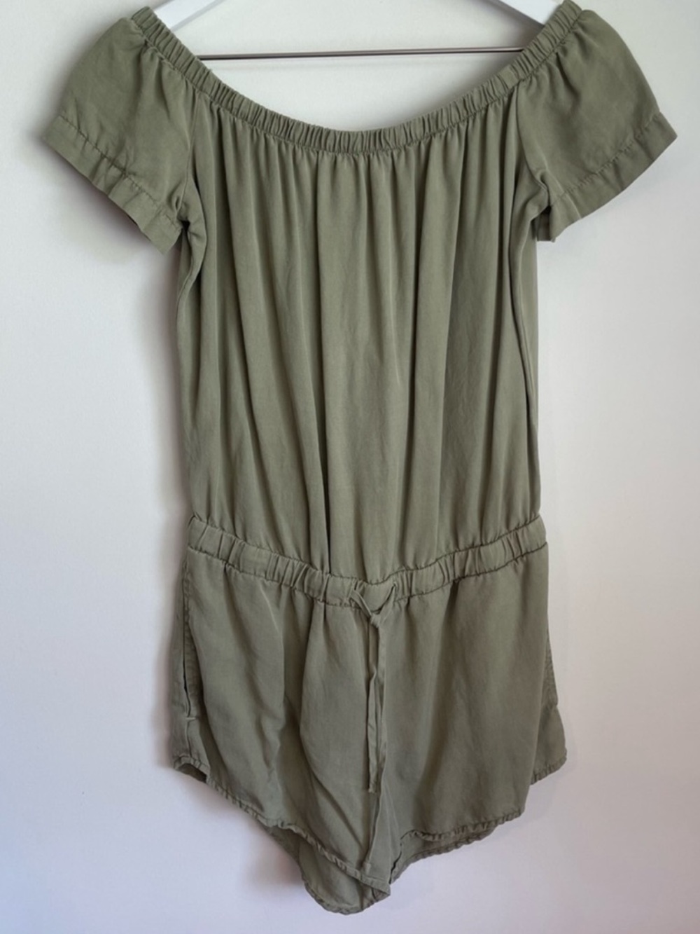 Cloth & Stone Olive Romper